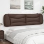 Cabecero de cama acolchado cuero sintético marrón 200 cm de , Cabeceros y pies de cama - Ref: Foro24-374625, Precio: 85,17 €,...