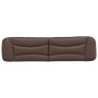 Cabecero de cama acolchado cuero sintético marrón 200 cm de , Cabeceros y pies de cama - Ref: Foro24-374625, Precio: 85,17 €,...
