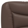 Cabecero de cama acolchado cuero sintético marrón 200 cm de , Cabeceros y pies de cama - Ref: Foro24-374625, Precio: 85,17 €,...