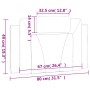 Cabecero de cama acolchado cuero sintético negro 80 cm de , Cabeceros y pies de cama - Ref: Foro24-374760, Precio: 30,53 €, D...