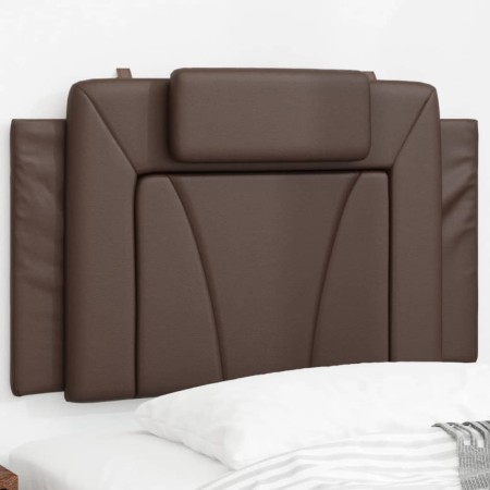 Cabecero de cama acolchado cuero sintético marrón 80 cm de , Cabeceros y pies de cama - Ref: Foro24-374762, Precio: 31,19 €, ...