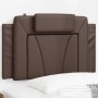 Cabecero de cama acolchado cuero sintético marrón 80 cm de , Cabeceros y pies de cama - Ref: Foro24-374762, Precio: 31,19 €, ...