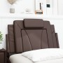 Cabecero de cama acolchado cuero sintético marrón 80 cm de , Cabeceros y pies de cama - Ref: Foro24-374762, Precio: 31,19 €, ...