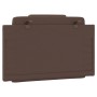 Cabecero de cama acolchado cuero sintético marrón 80 cm de , Cabeceros y pies de cama - Ref: Foro24-374762, Precio: 31,19 €, ...