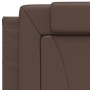 Cabecero de cama acolchado cuero sintético marrón 80 cm de , Cabeceros y pies de cama - Ref: Foro24-374762, Precio: 31,19 €, ...