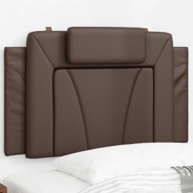Cabecero de cama acolchado cuero sintético marrón 90 cm de , Cabeceros y pies de cama - Ref: Foro24-374769, Precio: 31,58 €, ...