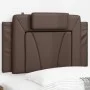 Cabecero de cama acolchado cuero sintético marrón 90 cm de , Cabeceros y pies de cama - Ref: Foro24-374769, Precio: 28,04 €, ...
