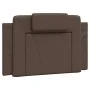 Cabecero de cama acolchado cuero sintético marrón 90 cm de , Cabeceros y pies de cama - Ref: Foro24-374769, Precio: 28,04 €, ...