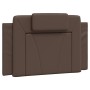 Cabecero de cama acolchado cuero sintético marrón 90 cm de , Cabeceros y pies de cama - Ref: Foro24-374769, Precio: 31,58 €, ...
