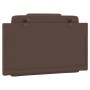 Cabecero de cama acolchado cuero sintético marrón 90 cm de , Cabeceros y pies de cama - Ref: Foro24-374769, Precio: 31,58 €, ...