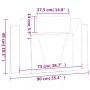 Cabecero de cama acolchado cuero sintético marrón 90 cm de , Cabeceros y pies de cama - Ref: Foro24-374769, Precio: 28,04 €, ...