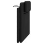 Cabecero de cama acolchado cuero sintético negro 100 cm de , Cabeceros y pies de cama - Ref: Foro24-374774, Precio: 40,15 €, ...