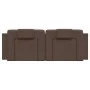 Brown synthetic leather padded headboard 120 cm by , Headboards and footboards - Ref: Foro24-374783, Price: 33,54 €, Discount: %