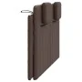 Brown synthetic leather padded headboard 120 cm by , Headboards and footboards - Ref: Foro24-374783, Price: 33,54 €, Discount: %