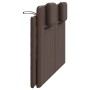 Cabecero de cama acolchado cuero sintético marrón 120 cm de , Cabeceros y pies de cama - Ref: Foro24-374783, Precio: 33,95 €,...