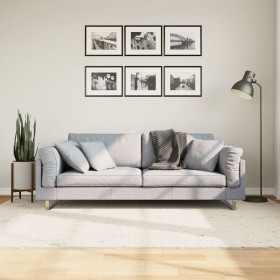 Alfombra de pelo largo moderna crema 160x230 cm de , Alfombras - Ref: Foro24-375237, Precio: 84,39 €, Descuento: %
