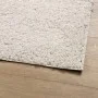 Alfombra de pelo largo moderna crema 140x200 cm de , Alfombras - Ref: Foro24-375235, Precio: 54,93 €, Descuento: %