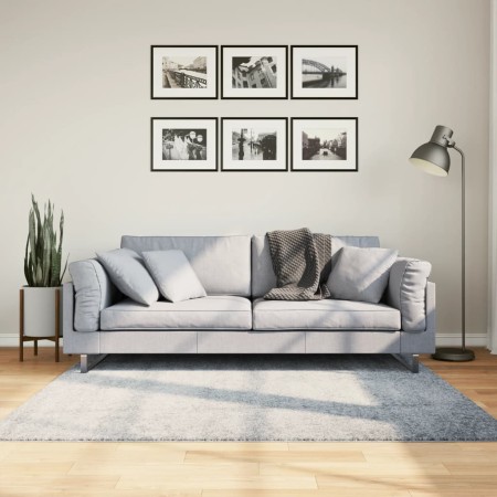 Alfombra de pelo largo moderna azul 160x160 cm de , Alfombras - Ref: Foro24-375324, Precio: 50,78 €, Descuento: %