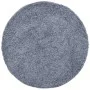 Alfombra de pelo largo moderna azul Ø 100 cm de , Alfombras - Ref: Foro24-375332, Precio: 23,87 €, Descuento: %