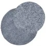 Alfombra de pelo largo moderna azul Ø 100 cm de , Alfombras - Ref: Foro24-375332, Precio: 23,87 €, Descuento: %