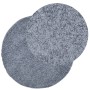 Alfombra de pelo largo moderna azul Ø 100 cm de , Alfombras - Ref: Foro24-375332, Precio: 24,15 €, Descuento: %
