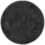 Alfombra de pelo largo moderna gris antracita Ø 80 cm de , Alfombras - Ref: Foro24-375199, Precio: 23,15 €, Descuento: %