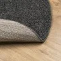 Alfombra de pelo largo moderna gris antracita Ø 80 cm de , Alfombras - Ref: Foro24-375199, Precio: 23,15 €, Descuento: %