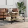 Mitteltisch aus Sonoma-Eichen-Ingenieurholz 100x100x48,5 cm. von , Couchtisch - Ref: Foro24-842312, Preis: 77,21 €, Rabatt: %