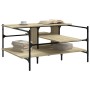 Mesa de centro madera ingeniería roble Sonoma 100x100x48,5 cm de , Mesas de centro - Ref: Foro24-842312, Precio: 78,19 €, Des...