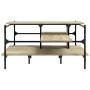 Mesa de centro madera ingeniería roble Sonoma 100x100x48,5 cm de , Mesas de centro - Ref: Foro24-842312, Precio: 78,19 €, Des...