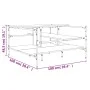 Mitteltisch aus Sonoma-Eichen-Ingenieurholz 100x100x48,5 cm. von , Couchtisch - Ref: Foro24-842312, Preis: 77,21 €, Rabatt: %
