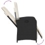 Mesita y sillas con cojines 3 piezas ratán sintético negro de , Conjuntos de jardín - Ref: Foro24-3212468, Precio: 406,51 €, ...