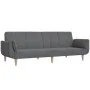 Sofá cama de 2 plazas con dos almohadas tela gris claro de , Sofás - Ref: Foro24-375869, Precio: 285,57 €, Descuento: %
