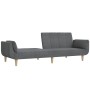 Sofá cama de 2 plazas con dos almohadas tela gris claro de , Sofás - Ref: Foro24-375869, Precio: 290,75 €, Descuento: %