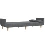 Sofá cama de 2 plazas con dos almohadas tela gris claro de , Sofás - Ref: Foro24-375869, Precio: 290,75 €, Descuento: %