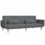 Sofá cama de 2 plazas con dos almohadas tela gris claro de , Sofás - Ref: Foro24-375869, Precio: 285,57 €, Descuento: %