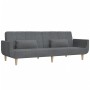 Sofá cama de 2 plazas con dos almohadas tela gris claro de , Sofás - Ref: Foro24-375869, Precio: 290,75 €, Descuento: %