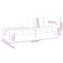 Sofá cama de 2 plazas terciopelo gris claro de , Sofás - Ref: Foro24-375874, Precio: 249,42 €, Descuento: %