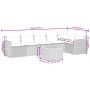 Set sofás de jardín 7 piezas y cojines ratán sintético beige de , Conjuntos de jardín - Ref: Foro24-3257347, Precio: 454,19 €...