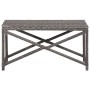 Banco de jardín ratán sintético gris 80 cm de vidaXL, Bancos de jardín - Ref: Foro24-46208, Precio: 71,74 €, Descuento: %
