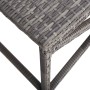 Banco de jardín ratán sintético gris 80 cm de vidaXL, Bancos de jardín - Ref: Foro24-46208, Precio: 71,74 €, Descuento: %
