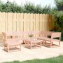 Juego de muebles de jardín 7 pzas madera maciza abeto Douglas de , Conjuntos de jardín - Ref: Foro24-3216928, Precio: 536,32 ...