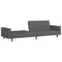 Sofá cama de 2 plazas terciopelo gris oscuro by , Sofas - Ref: Foro24-375938, Price: 263,59 €, Discount: %