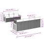 Set de sofás de jardín 8 pzas y cojines ratán sintético gris de , Conjuntos de jardín - Ref: Foro24-3259890, Precio: 502,65 €...