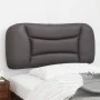 Gepolstertes Bettkopfteil aus grauem Kunstleder, 80 cm von , Kopf- und Fußteile - Ref: Foro24-374535, Preis: 42,19 €, Rabatt: %