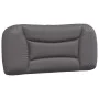 Gepolstertes Bettkopfteil aus grauem Kunstleder, 80 cm von , Kopf- und Fußteile - Ref: Foro24-374535, Preis: 42,19 €, Rabatt: %