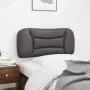 Gepolstertes Bettkopfteil aus grauem Kunstleder, 80 cm von , Kopf- und Fußteile - Ref: Foro24-374535, Preis: 42,19 €, Rabatt: %
