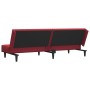 Sofá cama de 2 plazas terciopelo color vino tinto de , Sofás - Ref: Foro24-375931, Precio: 254,26 €, Descuento: %