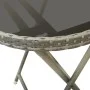Mesa de centro ratán sintético y vidrio templado gris 60 cm de vidaXL, Mesas de jardín - Ref: Foro24-46204, Precio: 61,64 €, ...