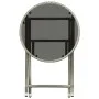 Mesa de centro ratán sintético y vidrio templado gris 60 cm de vidaXL, Mesas de jardín - Ref: Foro24-46204, Precio: 61,64 €, ...